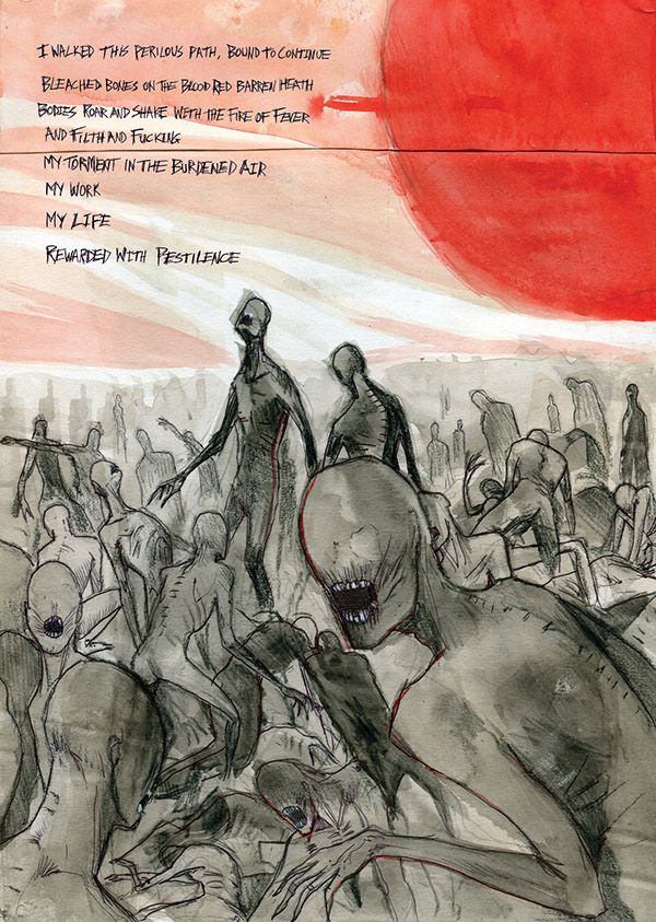 Artwork from the &lsquo;inconvient&rsquo; and violent Utopia TV (2020)